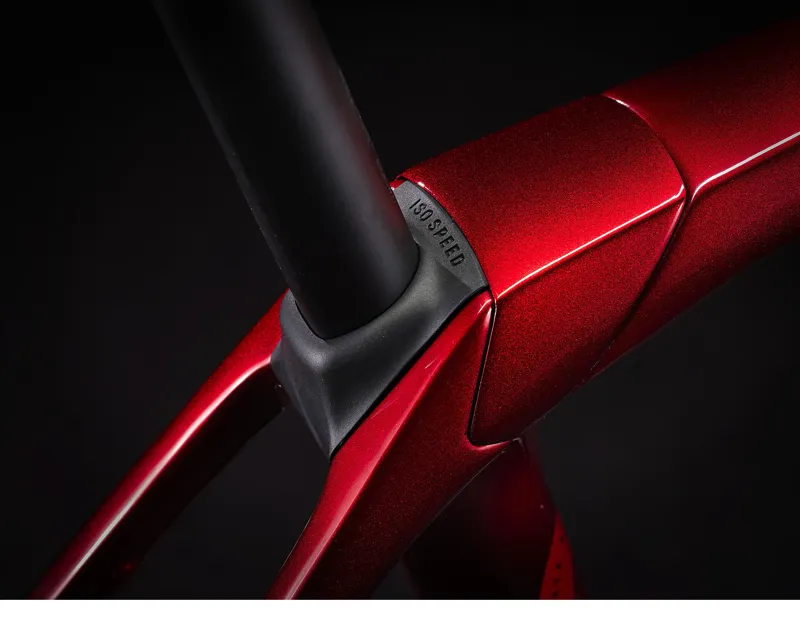 Trek Domane SLR 9 eTap Road Bike in Metallic Red Smoke Red Carbn Smoke-5